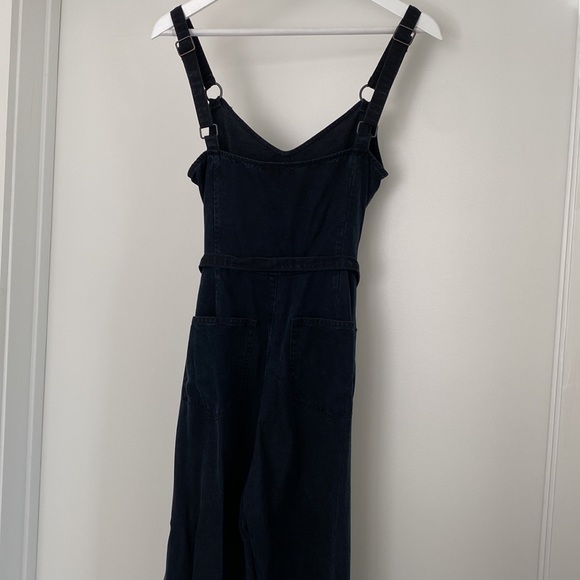 Paige Black Denim Jumpsuit - Picture 7 of 7